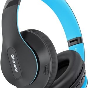 Wireless Bluetooth Headphones Over Ear 65H Playtime HiFi Stereo Headset with Microphone and 6EQ Modes Foldable Bluetooth V5.3 Headphones for Travel Smartphone Computer Laptop Rose Gold