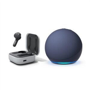 Amazon Echo Dot (newest model), Vibrant sounding Alexa speaker, Great for bedrooms, dining rooms and offices, Charcoal